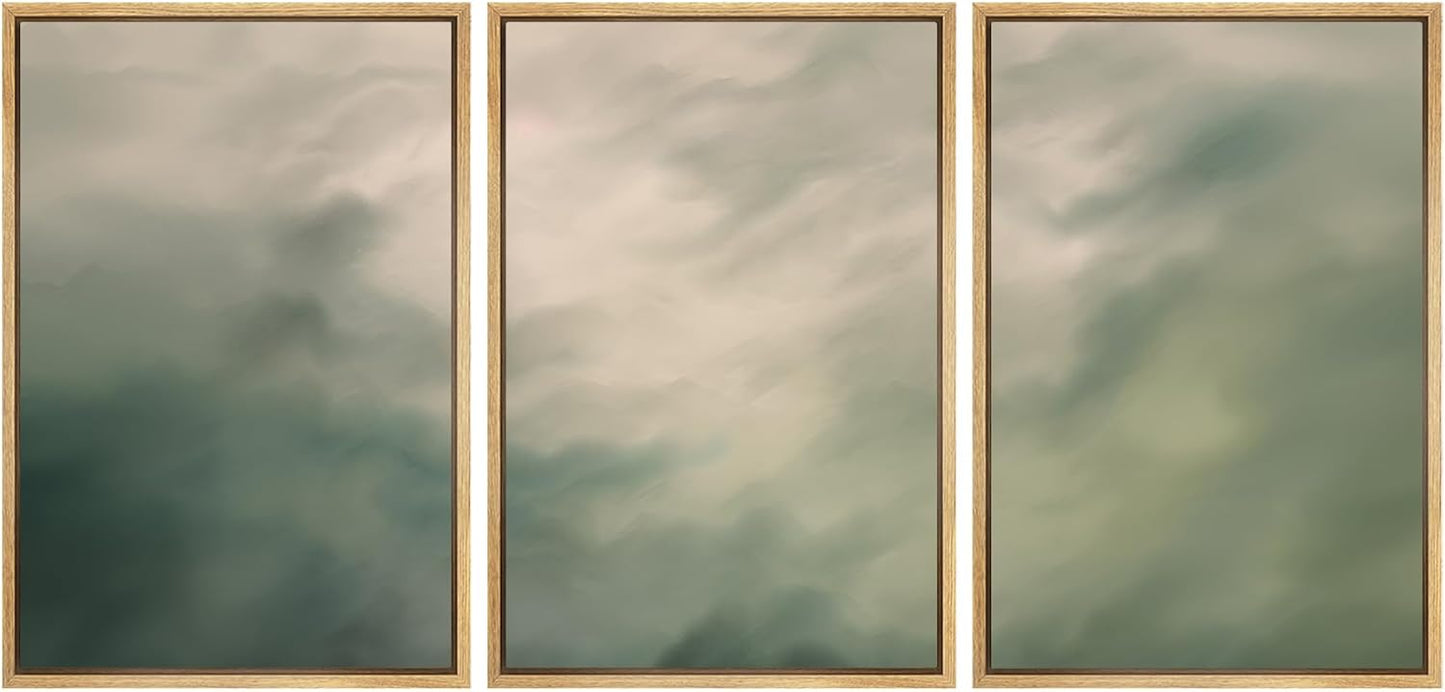 MUDECOR Framed Wall Art Print Set for Tranquil Home Decor