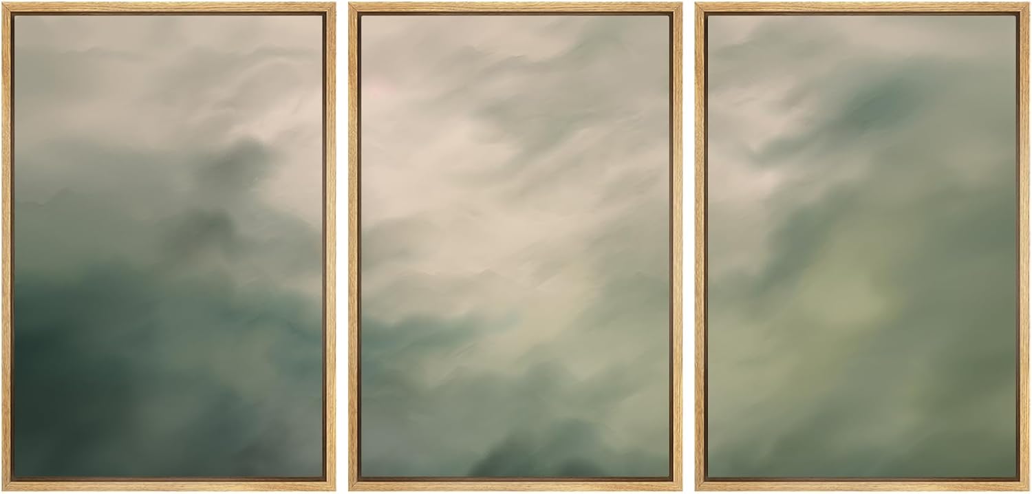 MUDECOR Framed Wall Art Print Set for Tranquil Home Decor