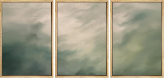 MUDECOR Framed Wall Art Print Set for Tranquil Home Decor
