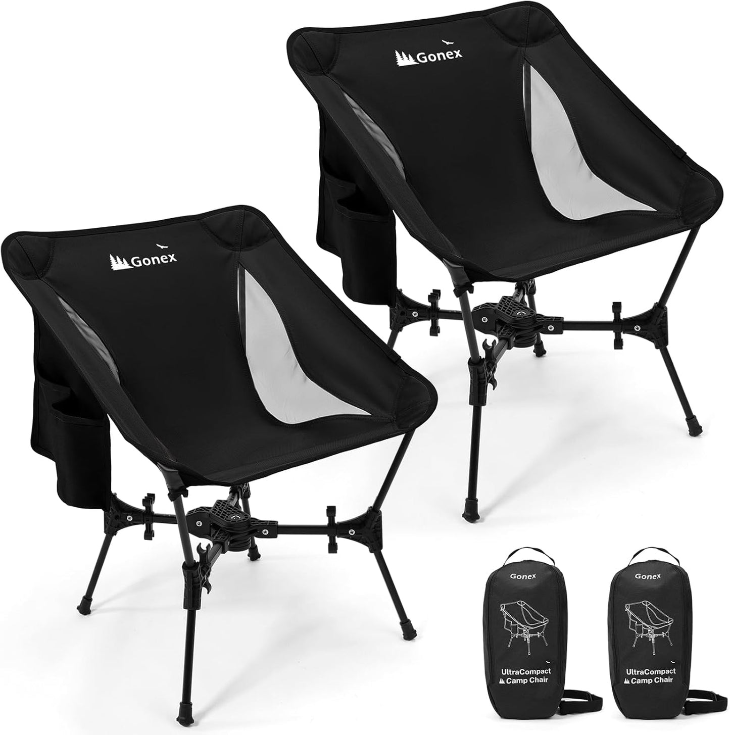 Gonex Portable Camping Chair - Ultralight Folding Chair for Outdoors