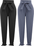 GRACE KARIN Womens High Waist Pencil Pants with Bow-Knot