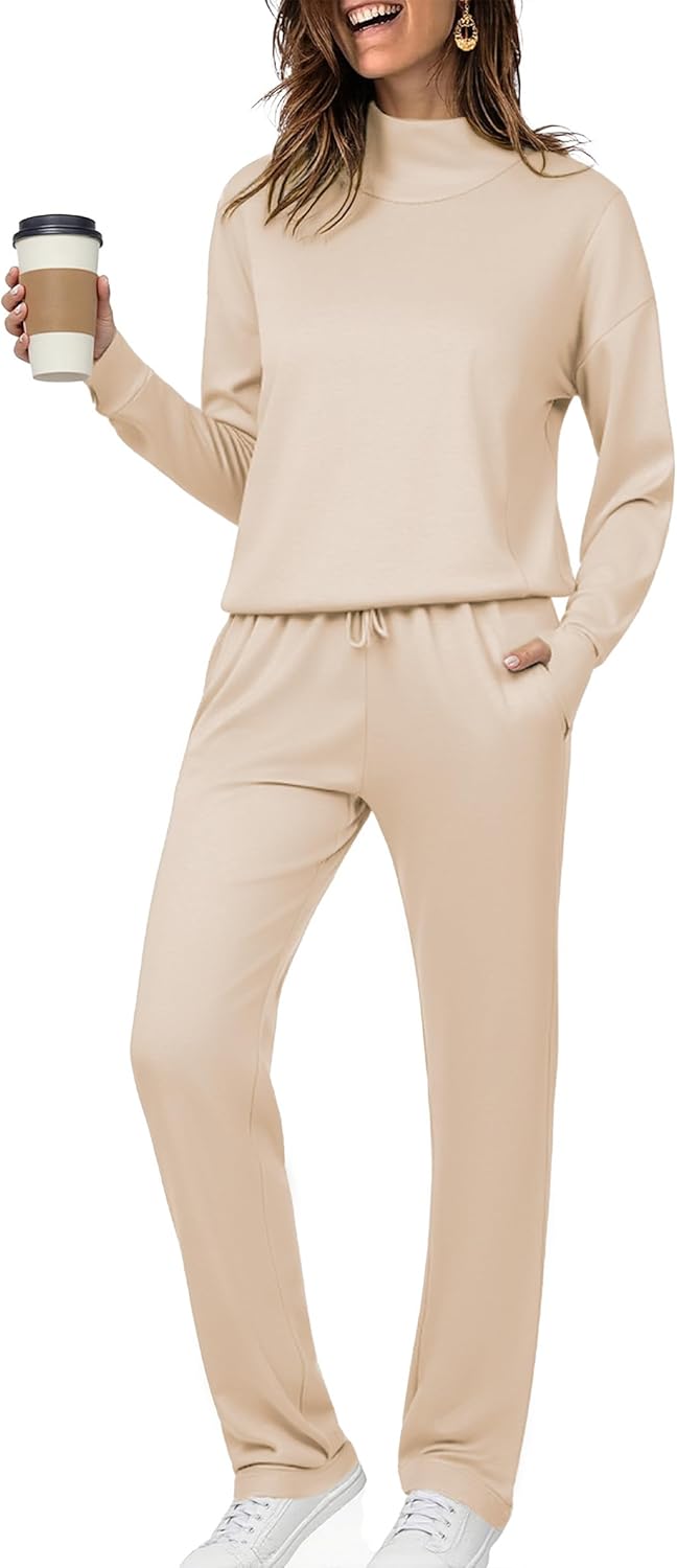 Totatuit Womens Lounge Sets Casual Sweatsuits for Fall Style