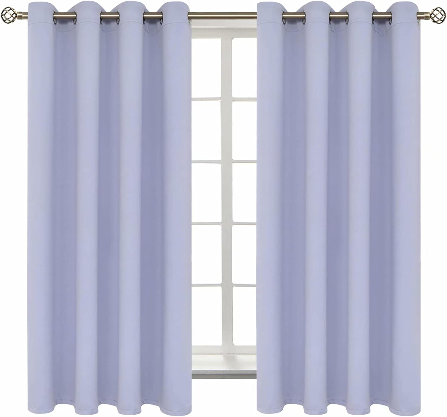 BGment Room Darkening Curtains for Bedroom - 63 Inch Panels
