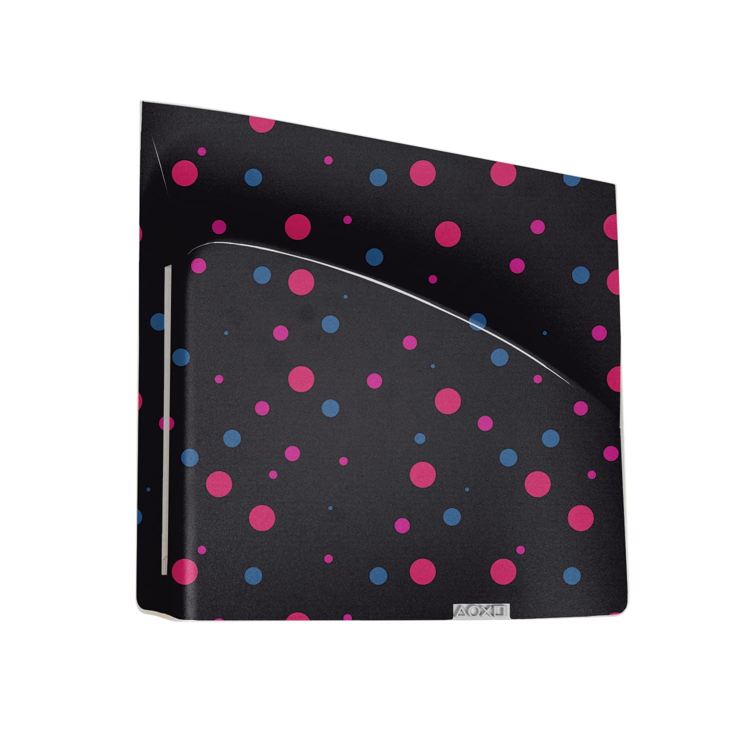 PS5 Digital Edition Gaming Skin - Magenta Dots - Easy Apply