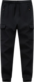 Boys Girls Snow Pants Waterproof Fleece Lined Ski Pants - Warm