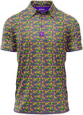Funny Golf Polo Shirt with UPF 50 Protection - Stretch Athletic Fit