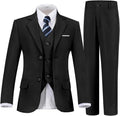 Boys Suits 5 Piece Slim Fit Formal Suit Set - Ring Bearer Style
