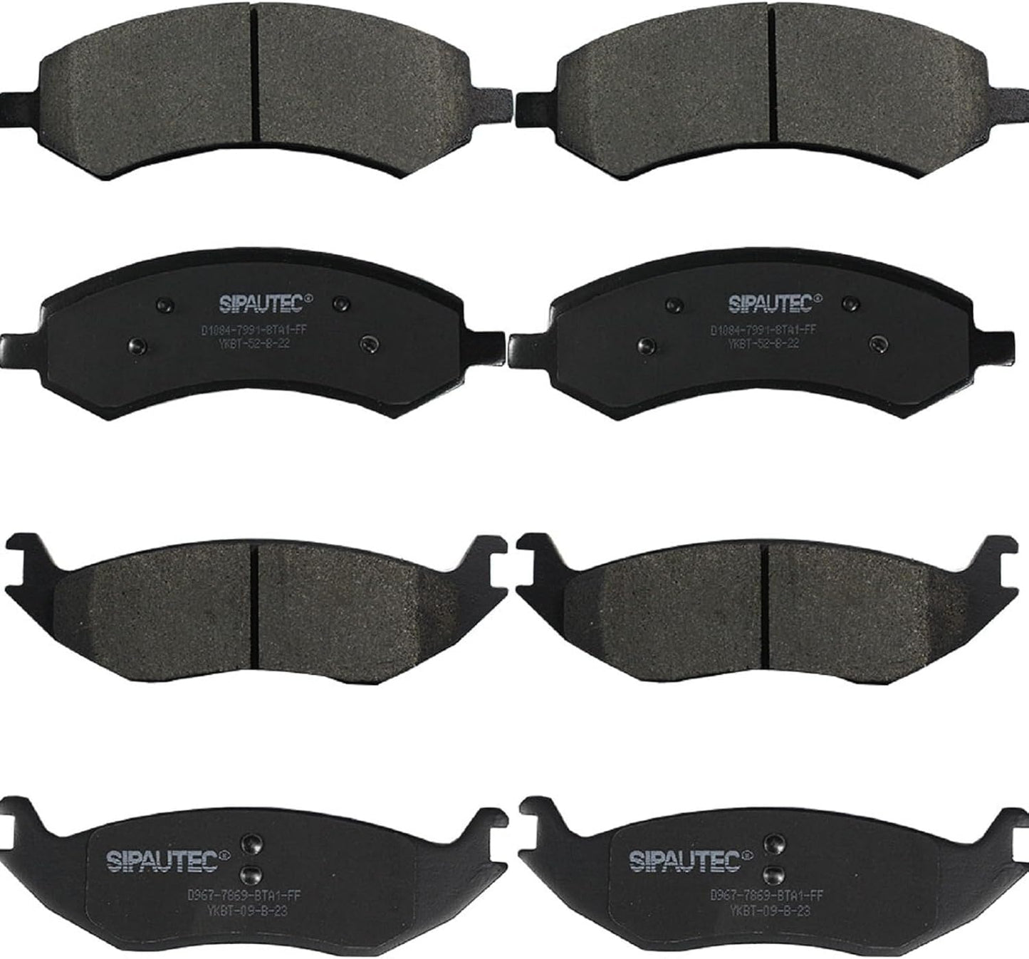 Carbon Fiber Ceramic Brake Pads for Dodge Ram 1500 2006-2018
