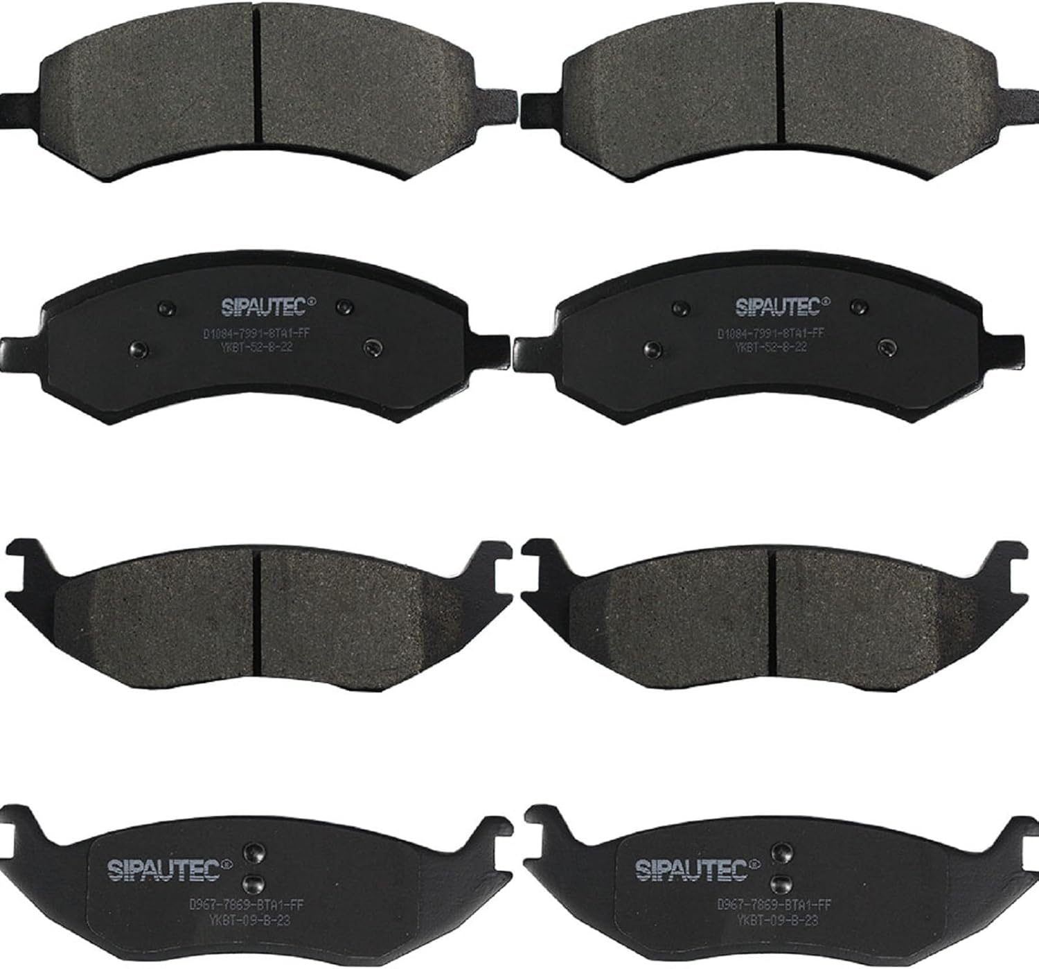 Carbon Fiber Ceramic Brake Pads for Dodge Ram 1500 2006-2018