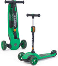 Kids Kick Scooter 3 Wheels - Height Adjustable, Lean-to-Steer (Ages