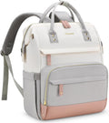 Laptop Backpack for Women 17 in - Waterproof Large Capacity Work Bag