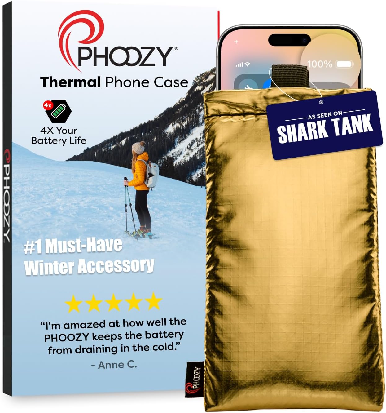 PHOOZY Apollo Thermal Phone Case for Cold Weather Protection