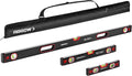 ARROW 3-Piece Spirit Level Set - Precision Levels for Carpentry