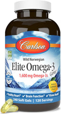 Carlson Elite Omega-3 Gems for Whole Body Health and Wellness
