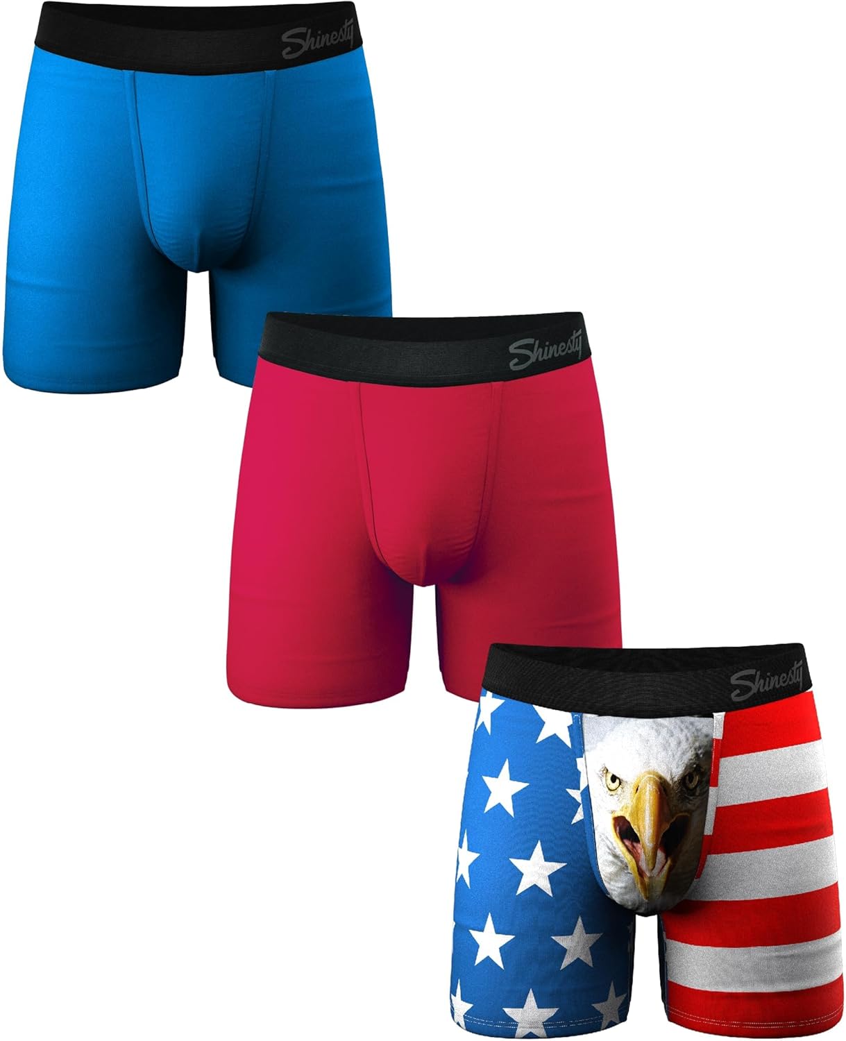 Shinesty Boxer Briefs for Men - Hammock Support Pouch Underwear