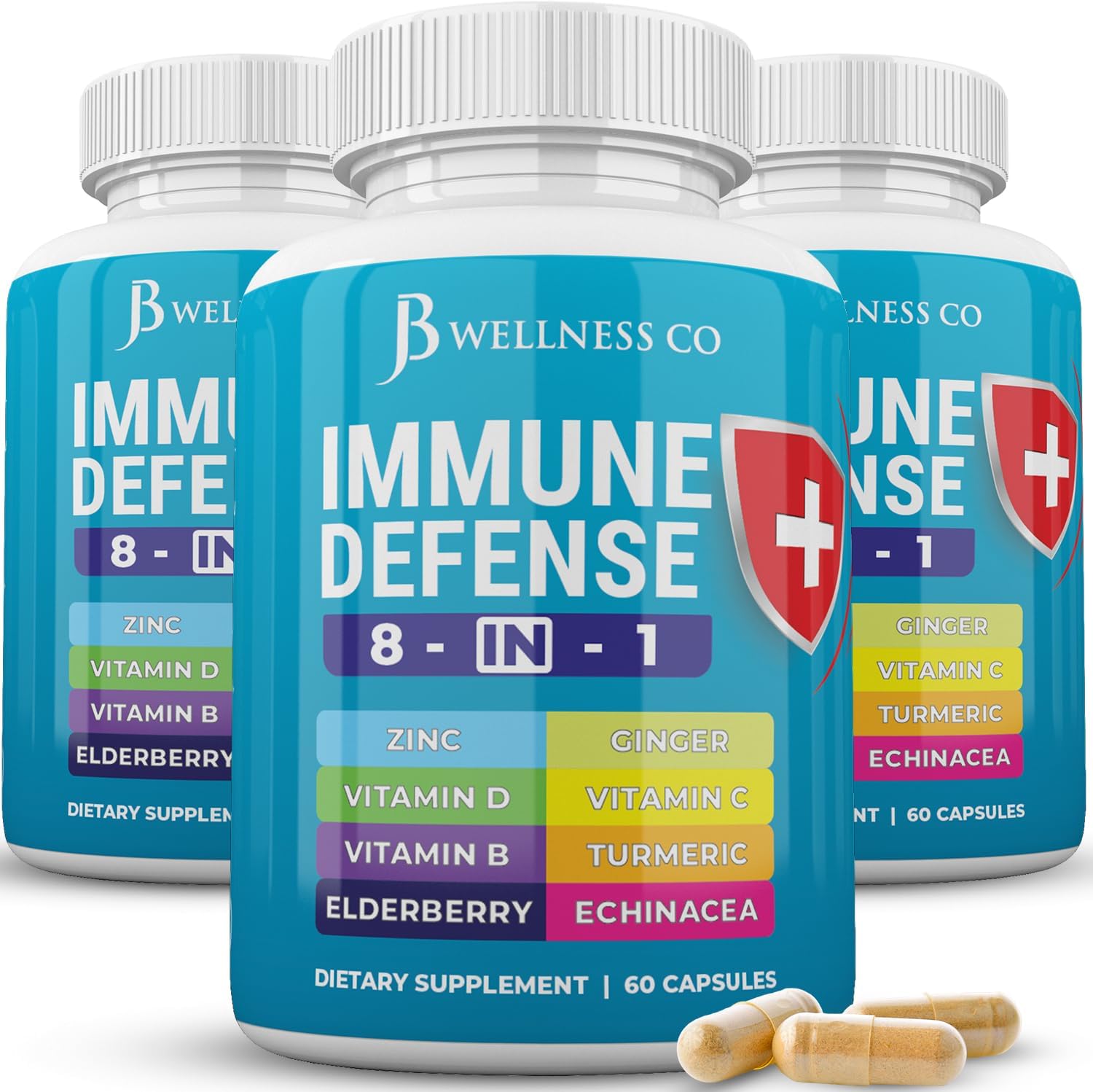 Immune Support 8 in 1 Capsules - Boost Your Immunity Today