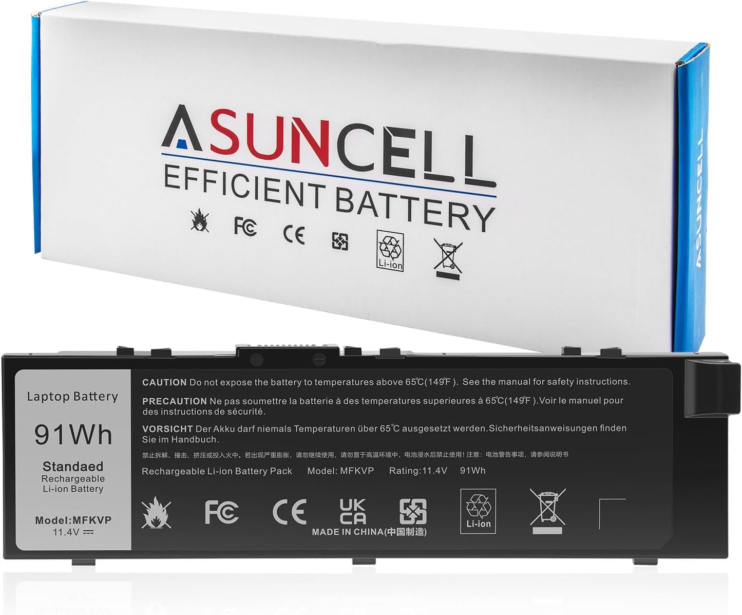 ASUNCELL MFKVP Laptop Battery for Dell Precision 15 and 17 Series
