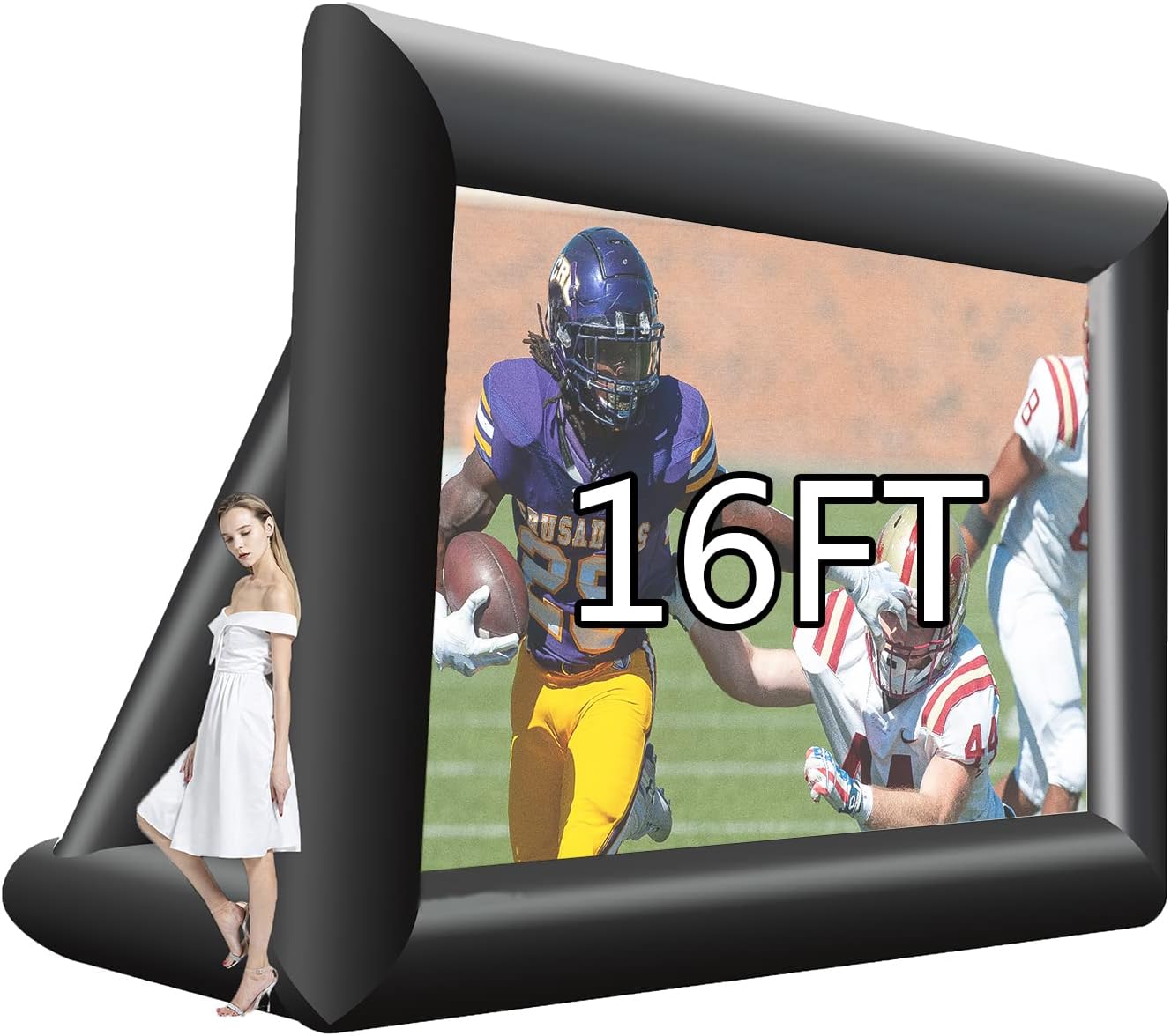 16ft Inflatable Outdoor Projector Screen w/ Blower & Storage Bag