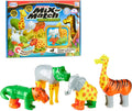 Magnetic Mix or Match Jungle Animals Toy Play Set - Creative Toddler