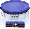 UIRWAY 21FT Winter Pool Cover 185GSM - Heavy-Duty Cold & UV Protection