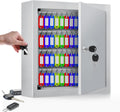 100 Keys White Key Cabinet Lock Box - Secure, Organized Storage