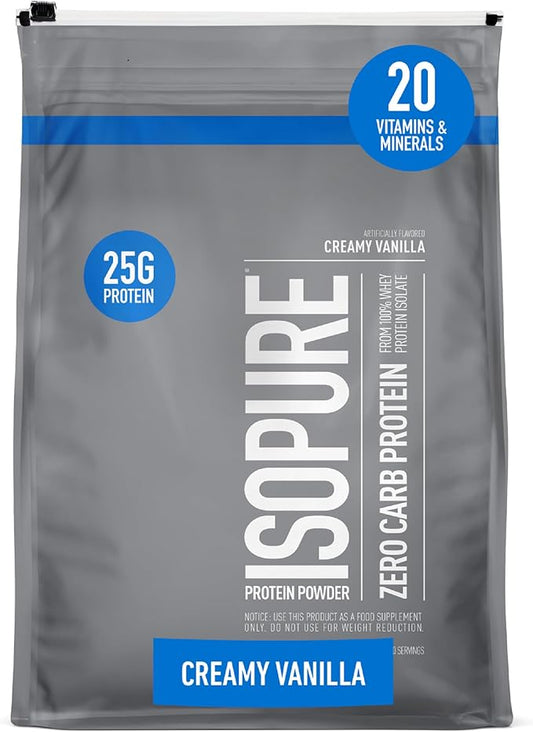 Isopure Protein Powder: Zero Carb Whey Isolate for Muscle Support