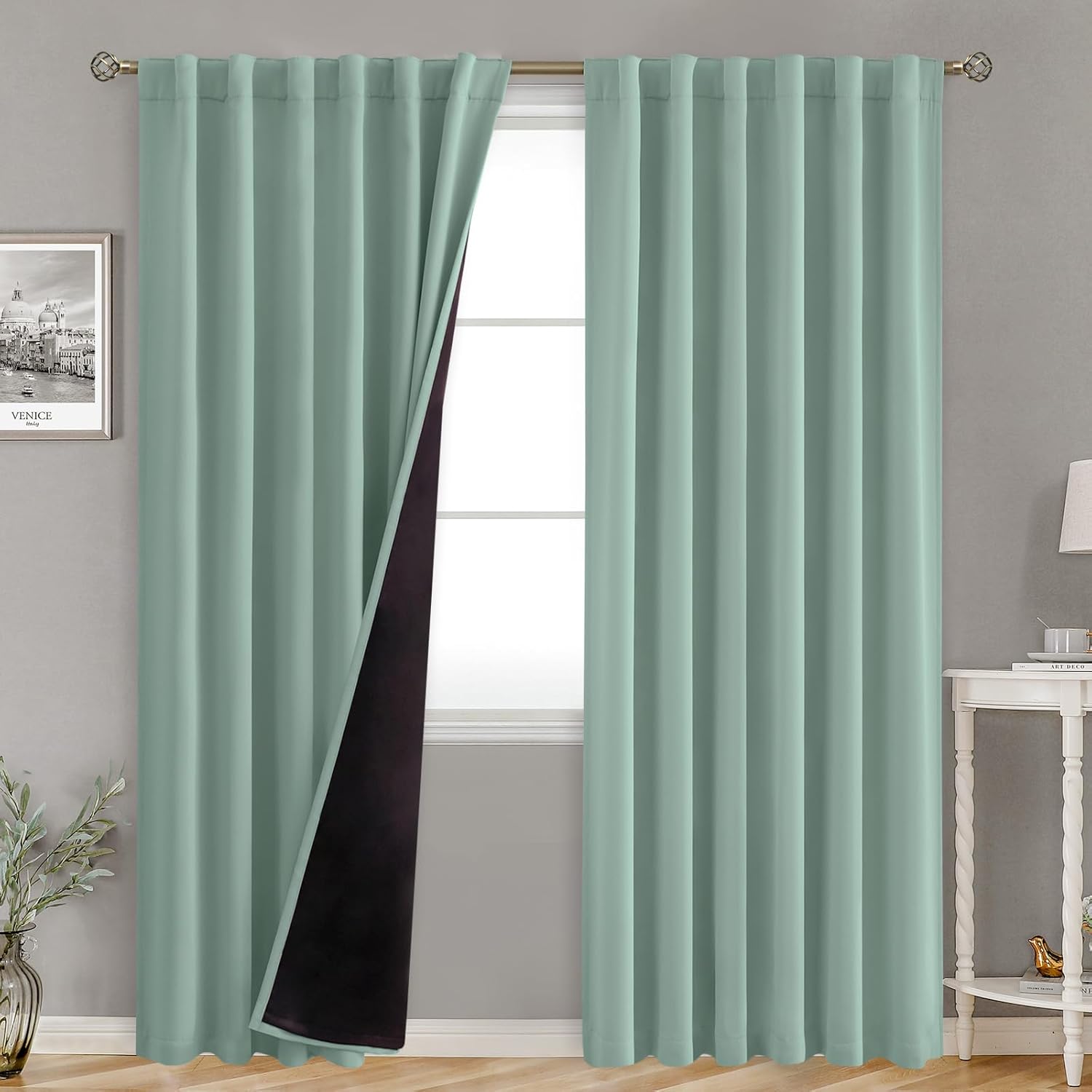 BGment Blackout Curtains with Thermal Insulation for Bedrooms
