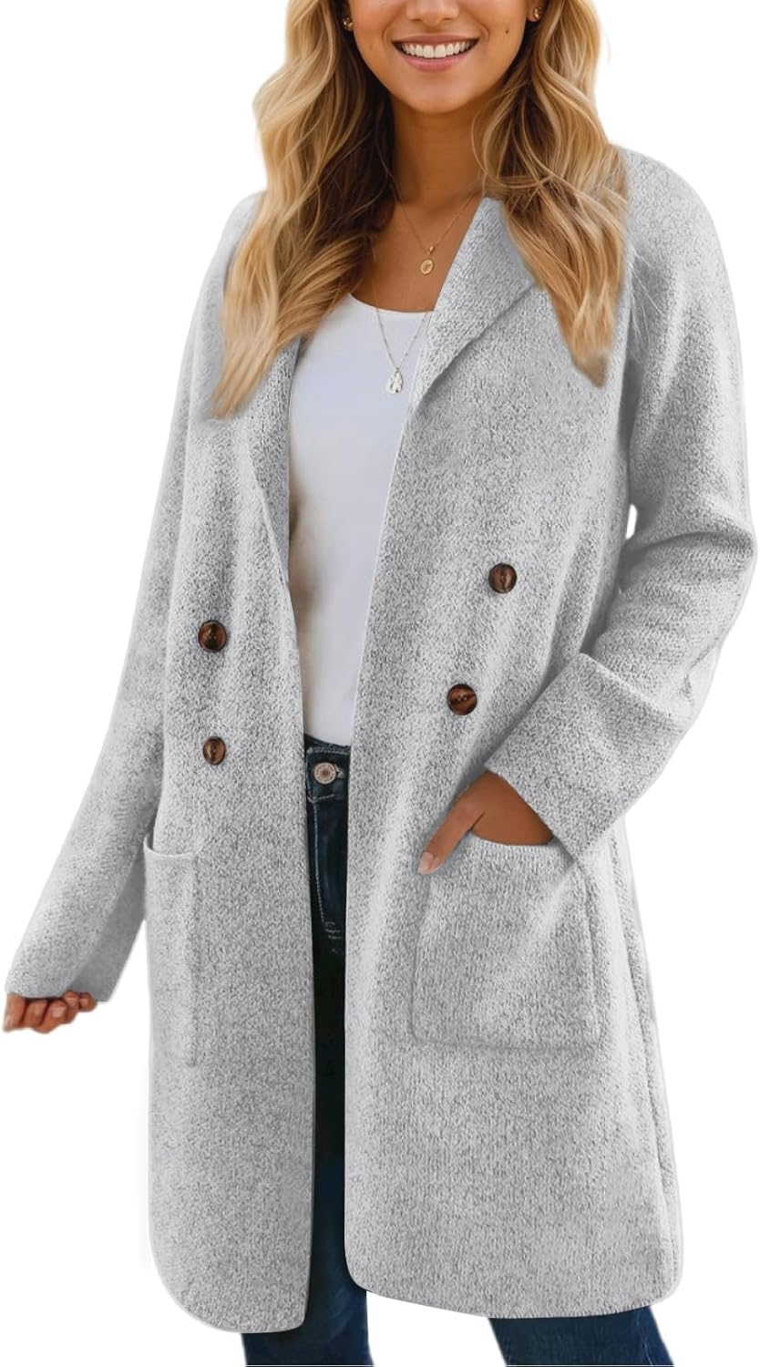 VIMPUNEC Fall Long Cardigan Sweaters for Women - Cozy Chic Style