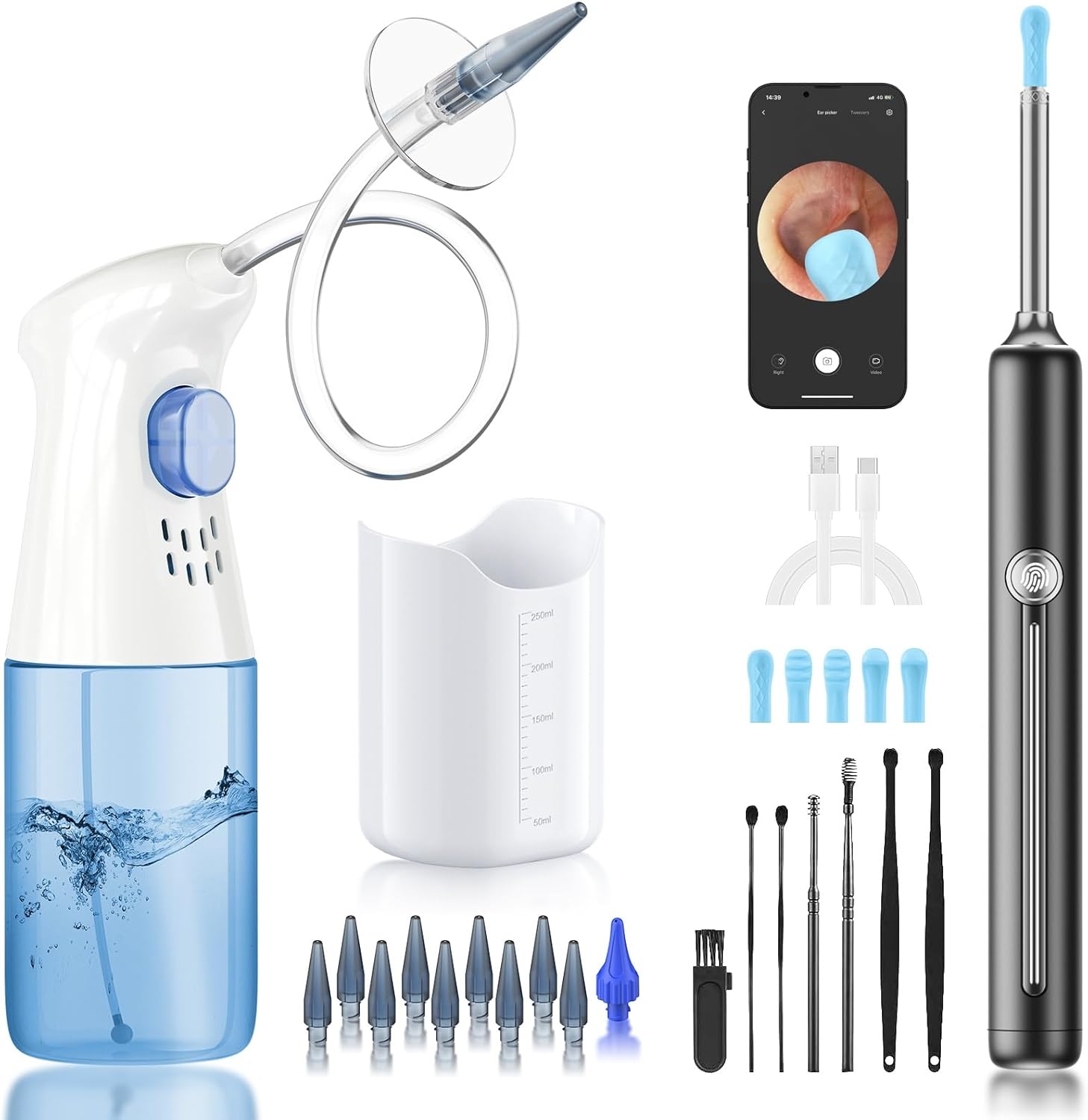 Ear Wax Removal Kit with Camera - 1080HD Ear Cleaner Tool