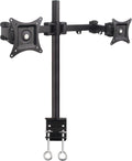 SIIG Articulating Dual Monitor Desk Mount - Compact Dual Arm Design