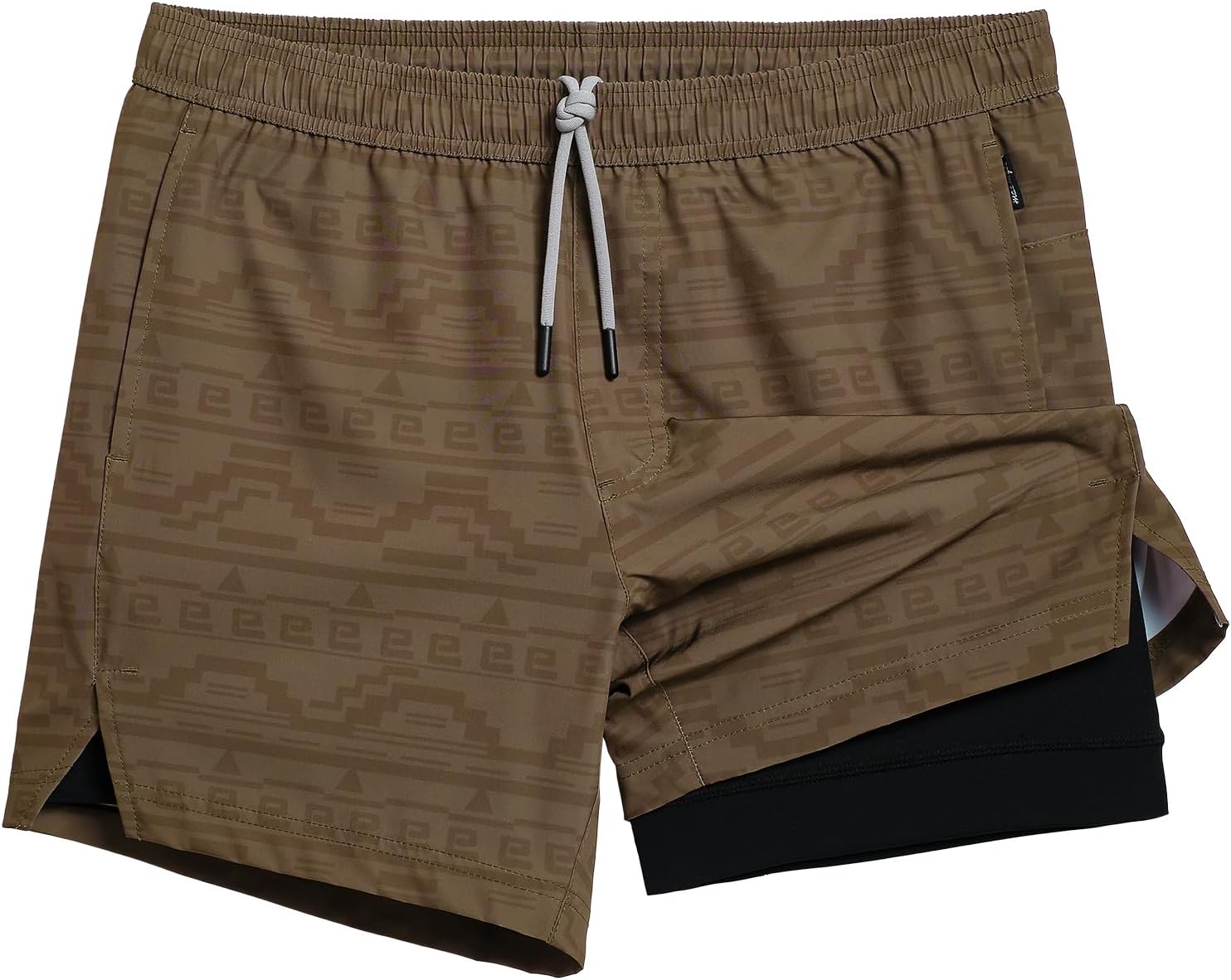 maamgic Mens 5in Gym Running Shorts - 2 in 1 Quick Dry Athletic