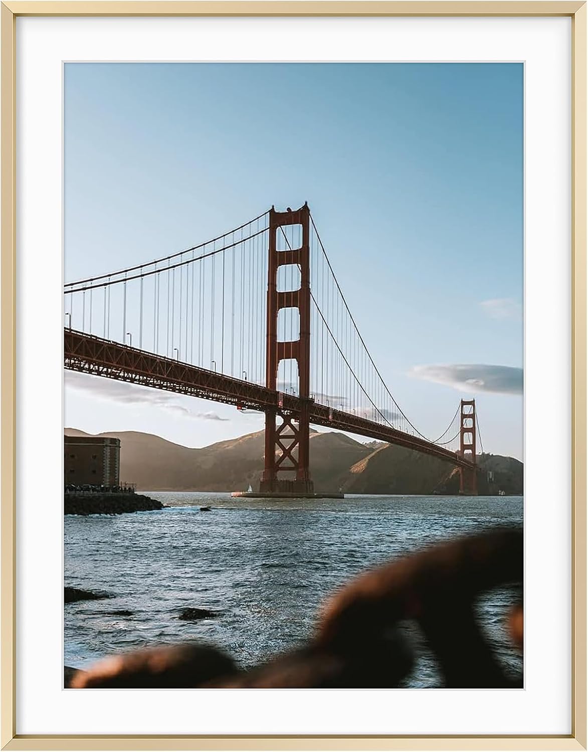 Frametory 18x24 Metal Picture Frame with Mat for 16x20 Photos