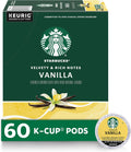 Starbucks K-Cup Coffee Pods Vanilla Flavored Coffee - 60 Pods