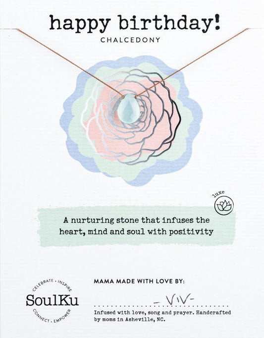 SoulKu Luxe Inspirational Necklace for Empowerment and Love