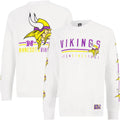 Men's White Long Sleeve NFL Tee - Super Soft 100% Cotton
