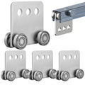 4 Wheel Trolley Assembly Rollers for 1-5/8 in Strut Channel - Heavy