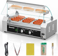 Hot Dog Roller 5 Rollers 18 Capacity - Commercial Stainless Cooker