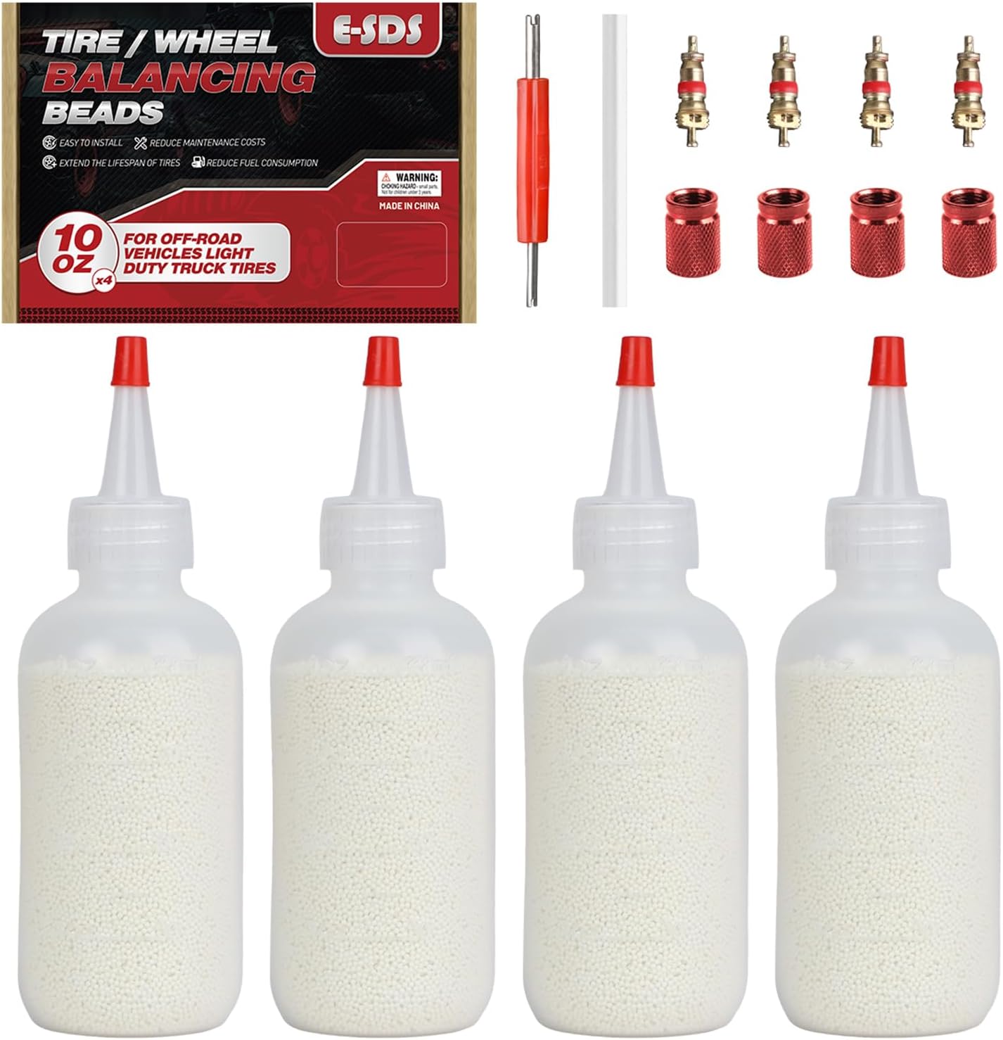 E-SDS Tire Balance Beads for Car RV Truck Motorcycle Stability