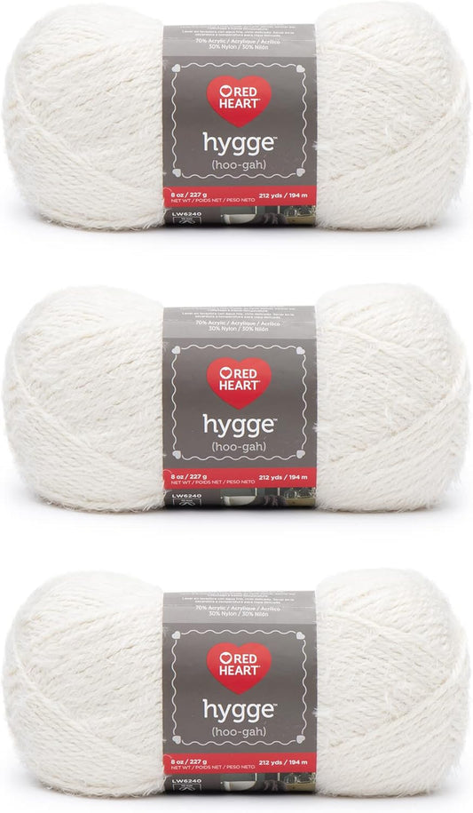 Red Heart Hygge Yarn for Cozy Knitting and Crochet Projects