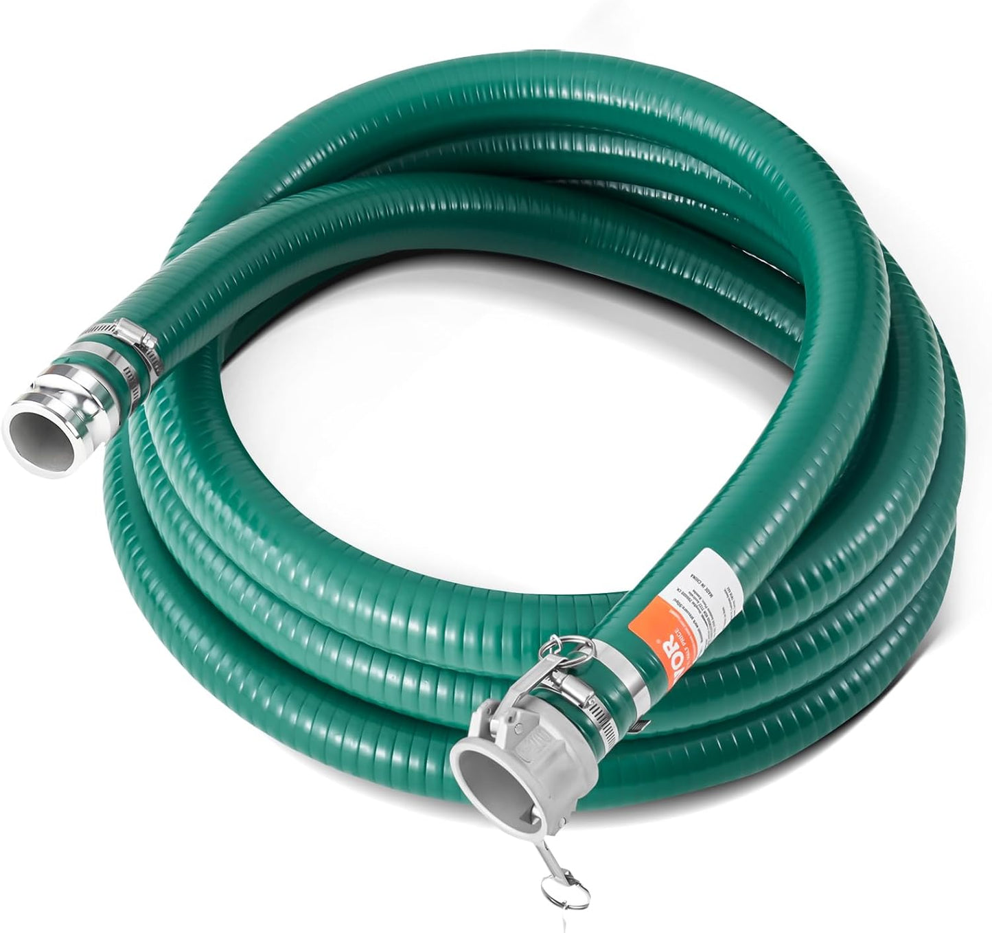 VEVOR Suction Hose 2 in x 20 ft with Camlock Connectors