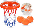 Bath Toys Bathtub Basketball Hoop for Kids Toddlers - Fun Bath Play