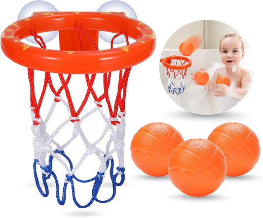Basketball Fun for Kids - Suction Cup Hoop & Balls Set