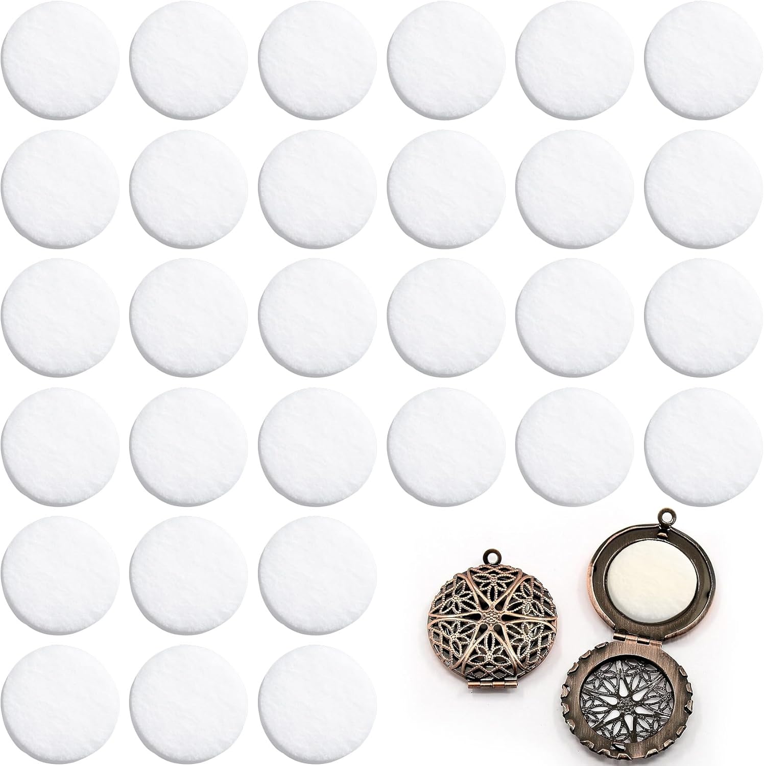 HINZIC 30 Unscented White Refill Pads - Freshen Your Drive!
