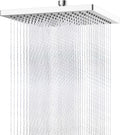 Hibbent Thickness Metal Rain Shower Head, 12 in High Pressure - Full