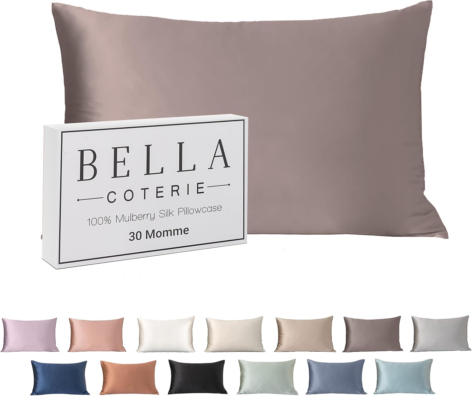 Luxury Silk Pillowcase for Hair and Skin - 30 Momme Softness