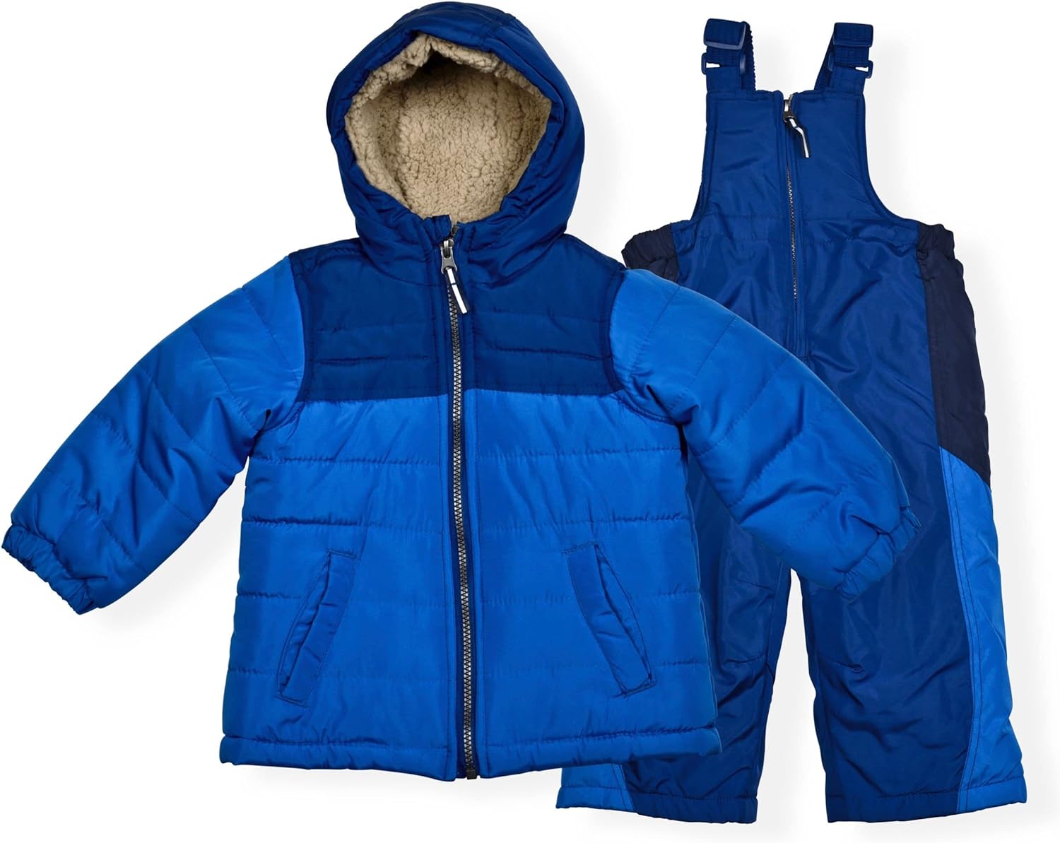 Arctic Quest Boys Ski Jacket and Snowbib Snowsuit Set for Kids