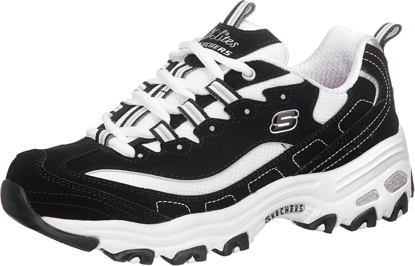 Skechers Women's D'Lites-Biggest Fan Sneaker for Ultimate Comfort