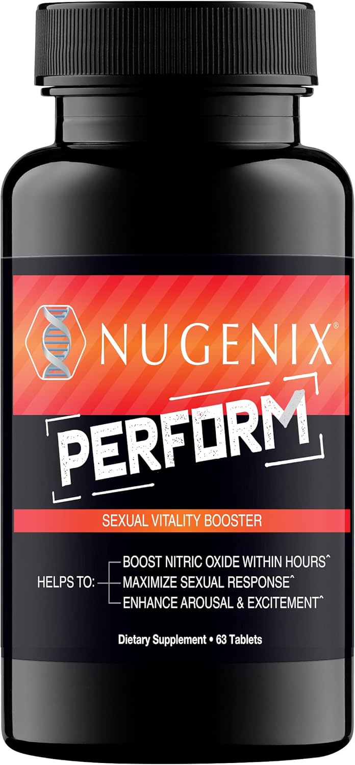 Nugenix Perform Nitric Oxide and Vitality Booster for Men 63ct