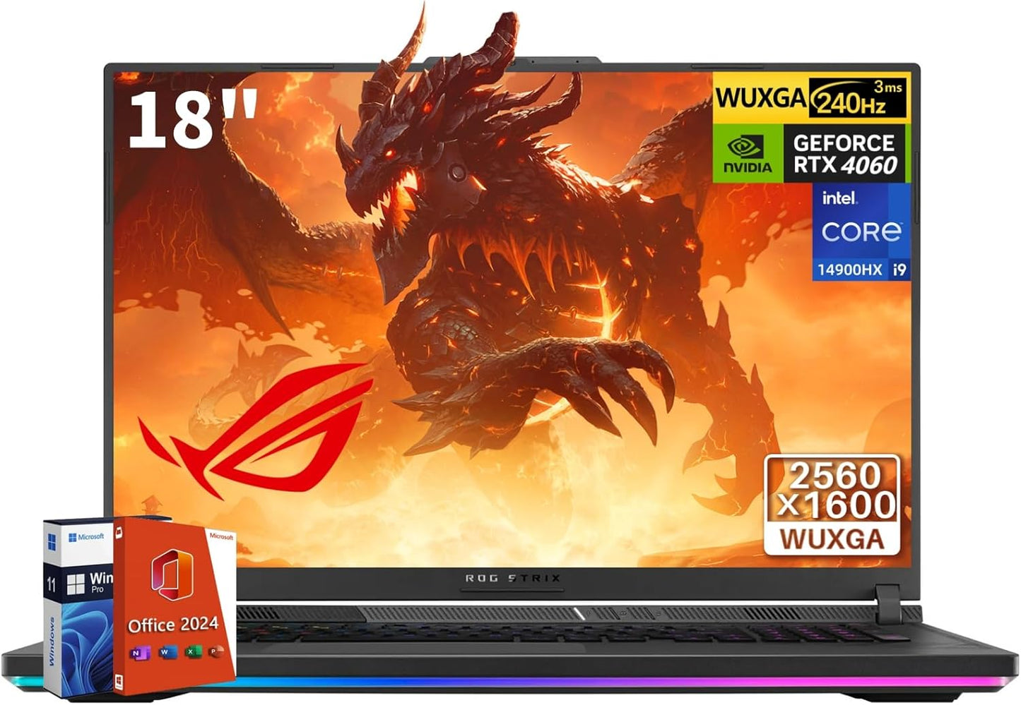 ASUS ROG Strix G18 Gaming Laptop with Intel i9 and RTX 4060