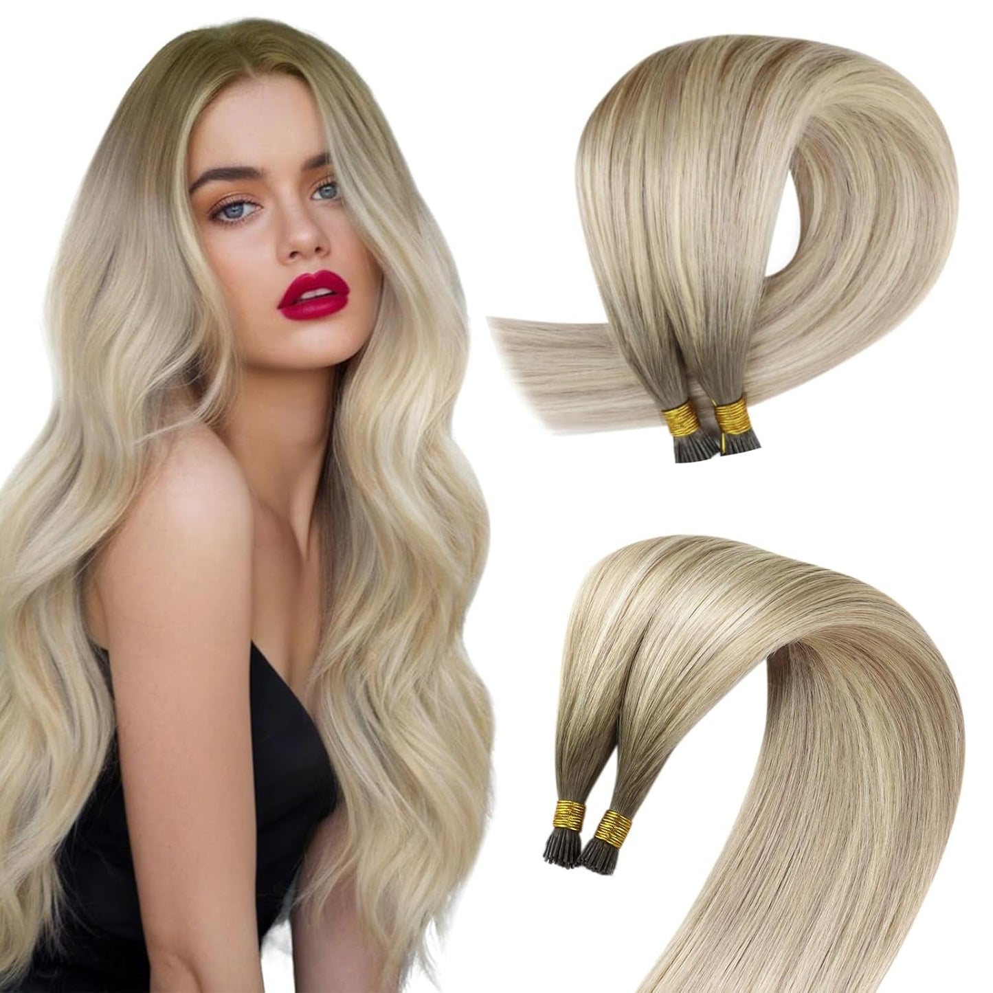 Sunny Hair 24 Inch Itip Hair Extensions for a Fuller Look